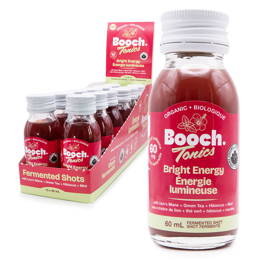 Booch Tonics. Bright Energy (12 x 60 mL)