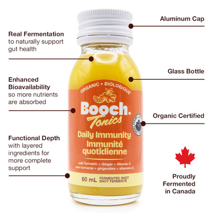 Booch Tonics. Daily Immunity (12 x 60 mL)