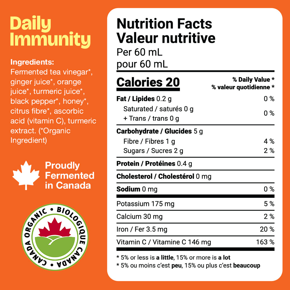 Booch Tonics. Daily Immunity (12 x 60 mL)