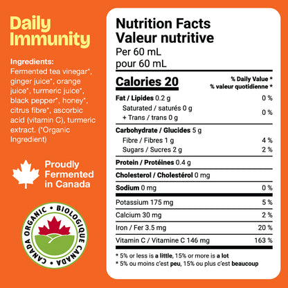 Booch Tonics. Daily Immunity (12 x 60 mL)