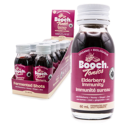 Booch Tonics. Elderberry Immunity (12 x 60 mL)