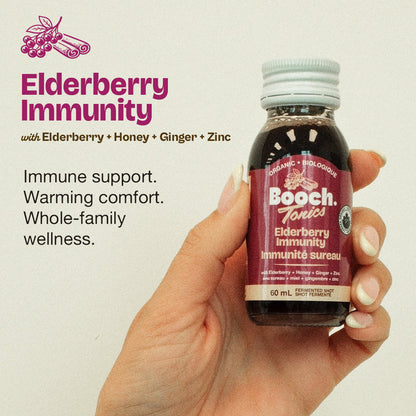 Booch Tonics. Elderberry Immunity (12 x 60 mL)