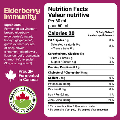 Booch Tonics. Elderberry Immunity (12 x 60 mL)