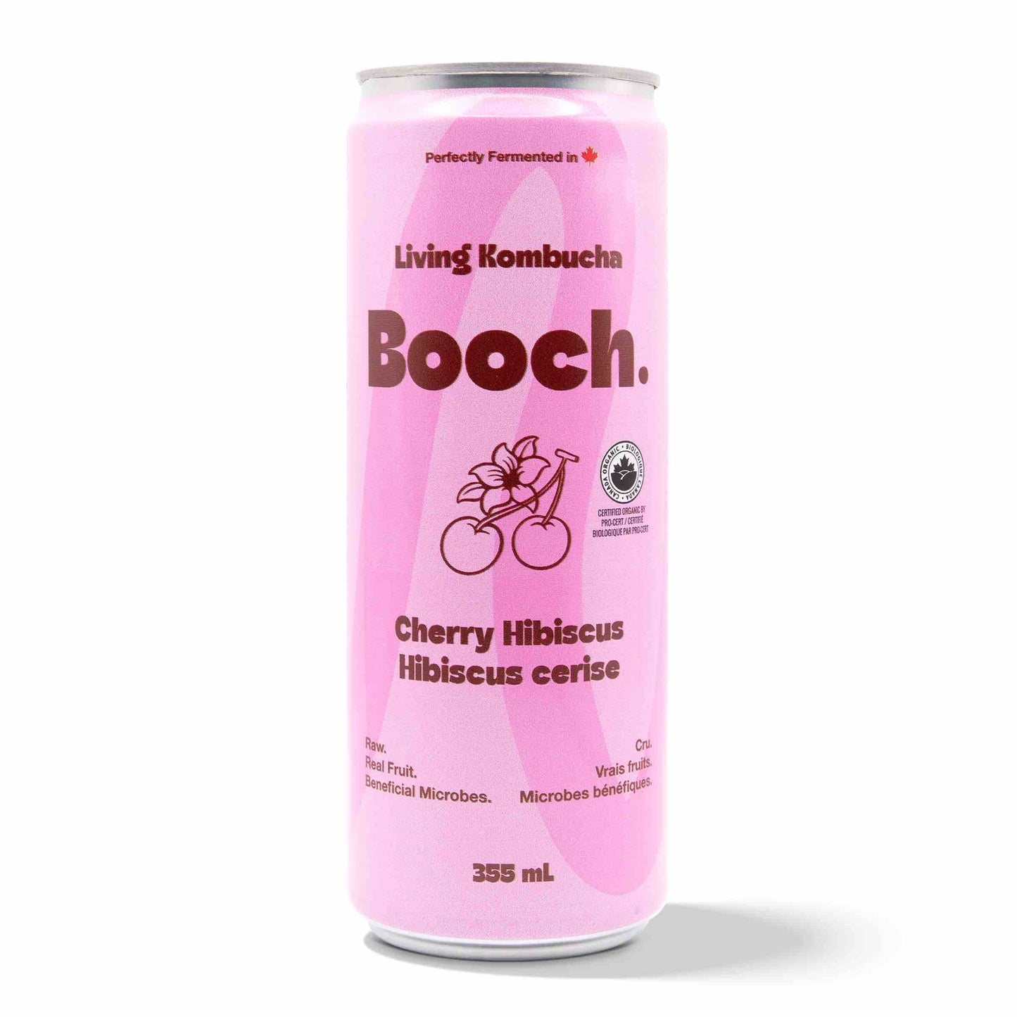 Kombucha - Cherry Hibiscus (12 Cans)