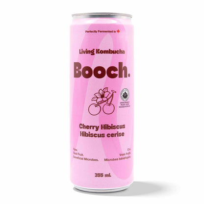 Kombucha - Cherry Hibiscus (12 Cans)