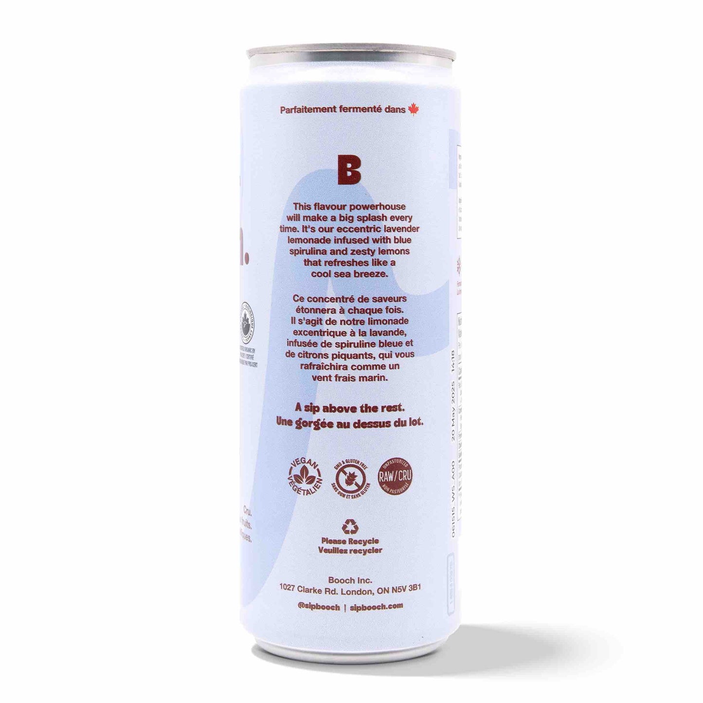 Kombucha - Lemon Lavender (12 Cans)