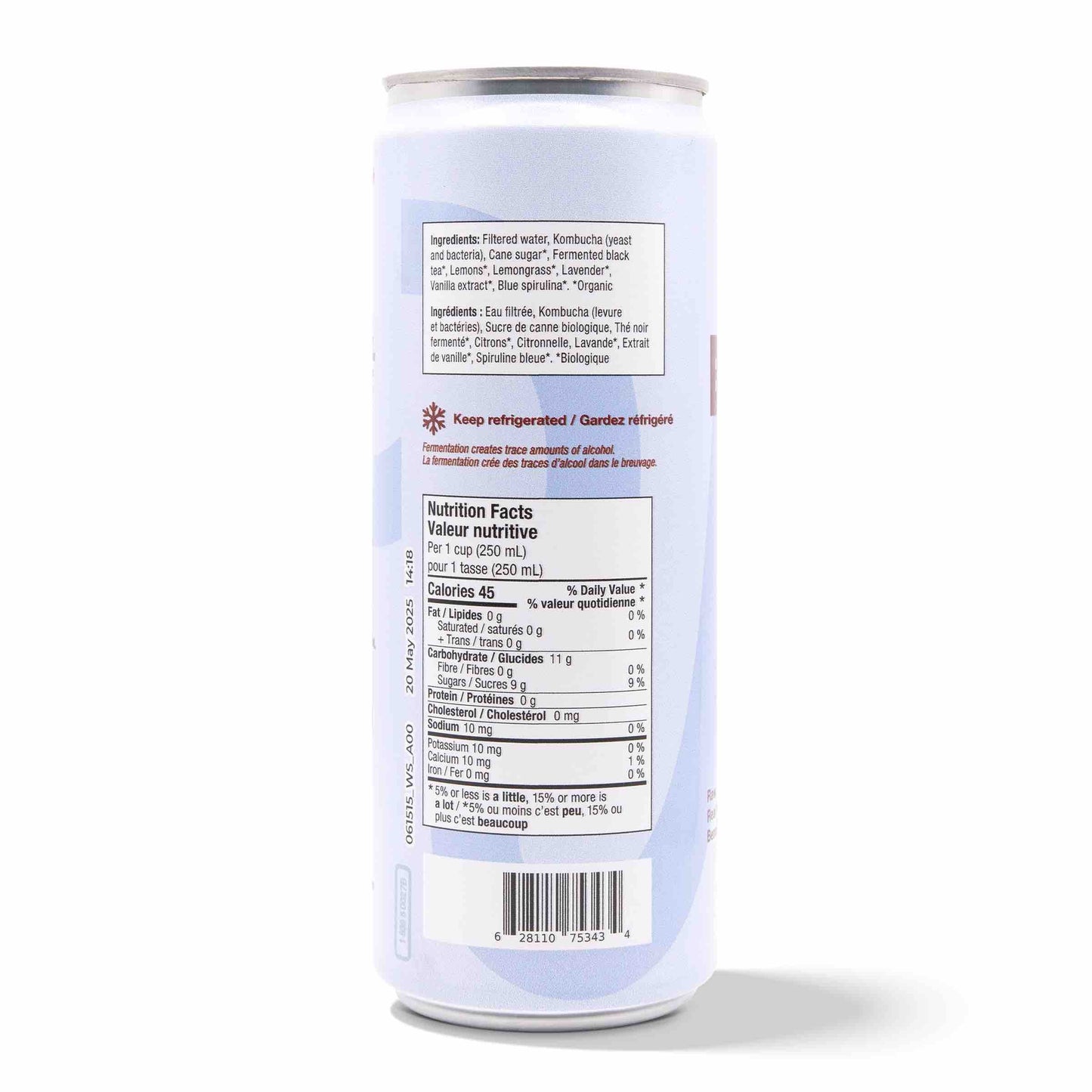 Kombucha - Lemon Lavender (12 Cans)