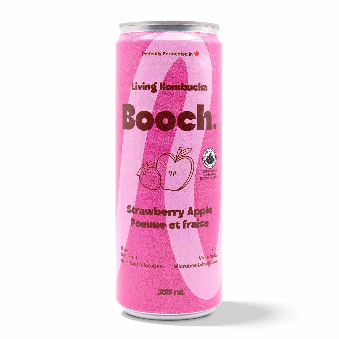 Kombucha - Strawberry Apple (12 Cans)