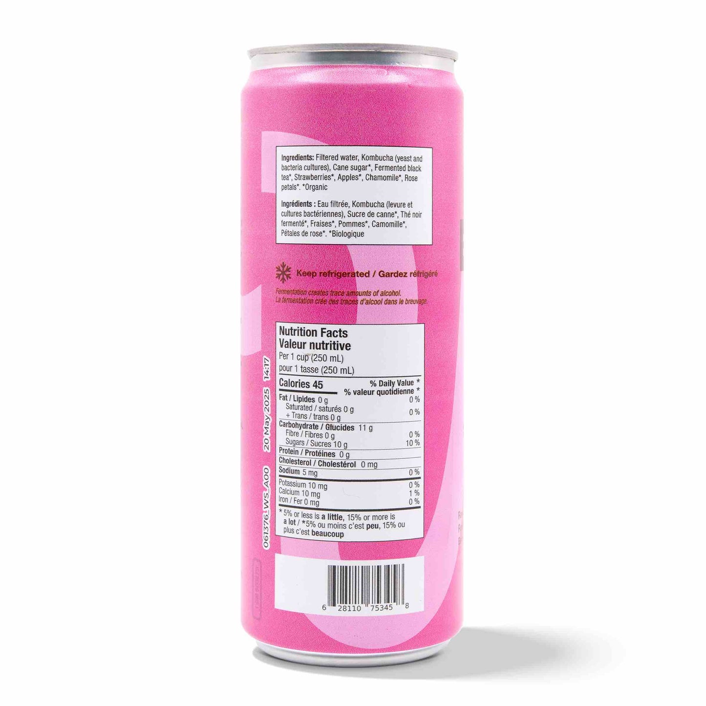 Kombucha - Strawberry Apple (12 Cans)