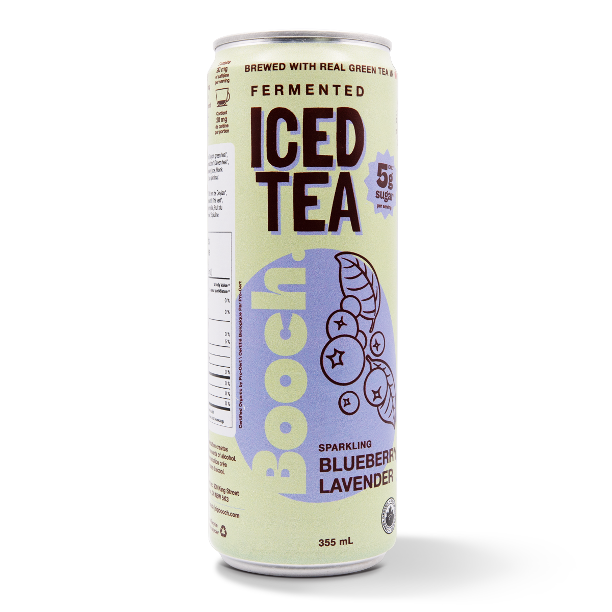 Fermented Iced Tea - Blueberry Lavender (12 Cans)