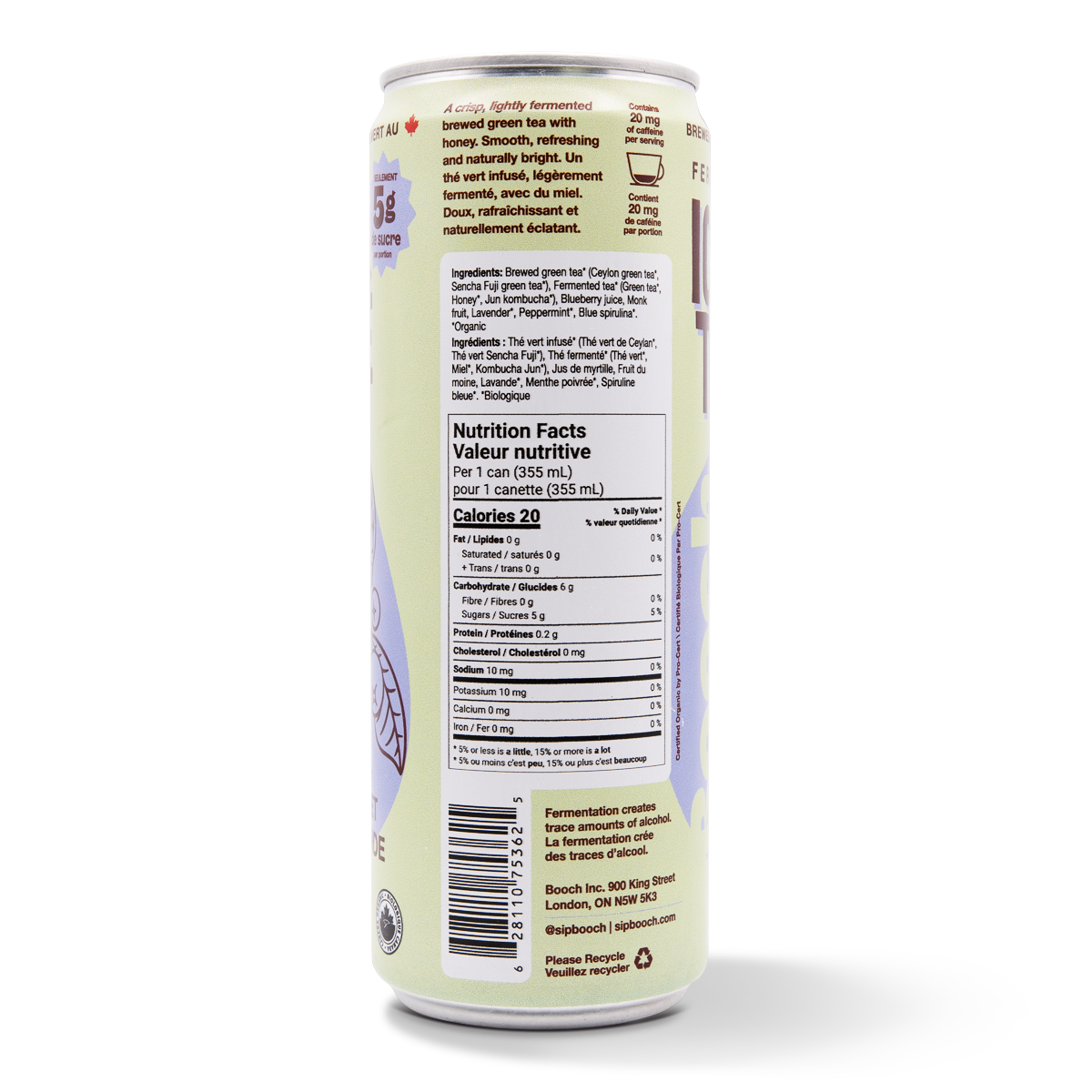 Fermented Iced Tea - Blueberry Lavender (12 Cans)