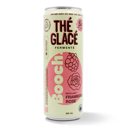Fermented Iced Tea - Raspberry Rose (12 Cans)