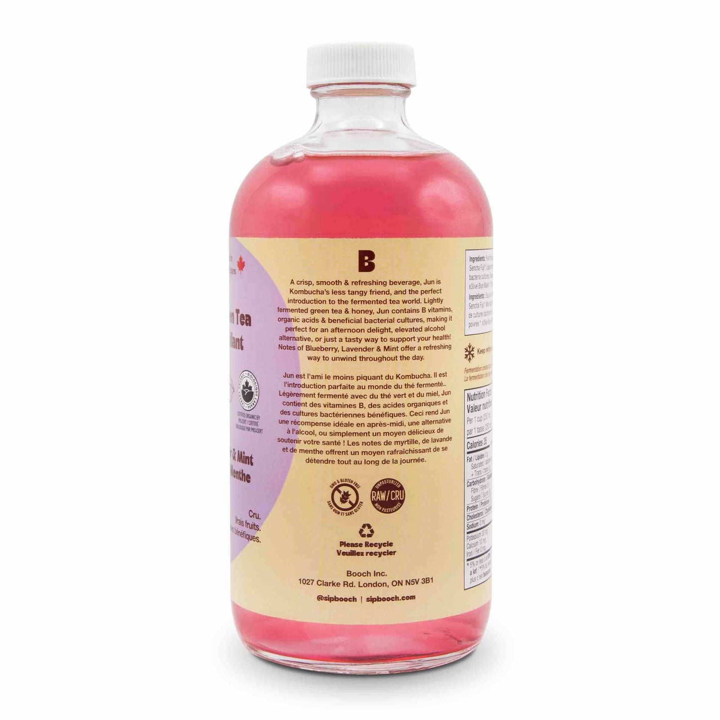 Sparkling Green Tea - Blueberry, Lavender & Mint (6 Bottles)