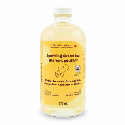 Sparkling Green Tea - Ginger, Turmeric & Lemon Balm (6 Bottles)