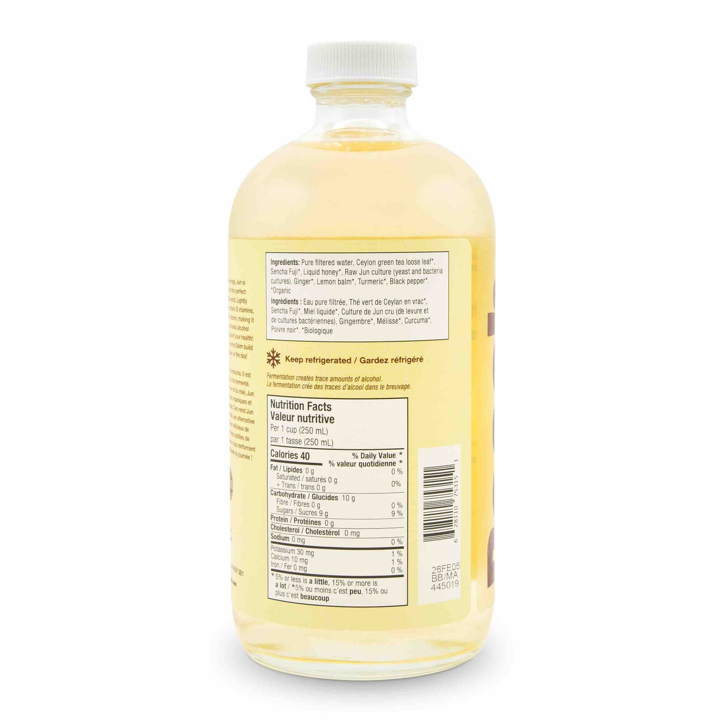 Sparkling Green Tea - Ginger, Turmeric & Lemon Balm (6 Bottles)