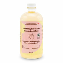Sparkling Green Tea - Strawberry & Ashwagandha (6 Bottles)