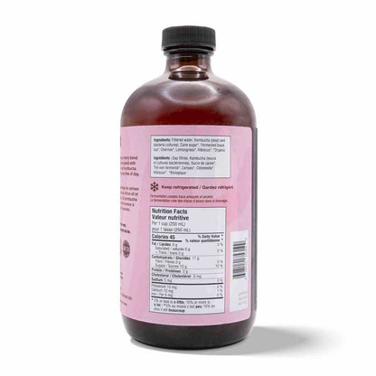 Kombucha - Cherry Hibiscus (12 Bottles)