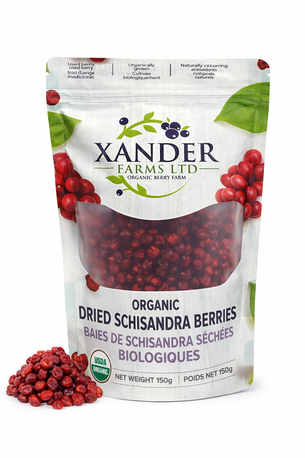 Dried Schisandra Berries - 150g