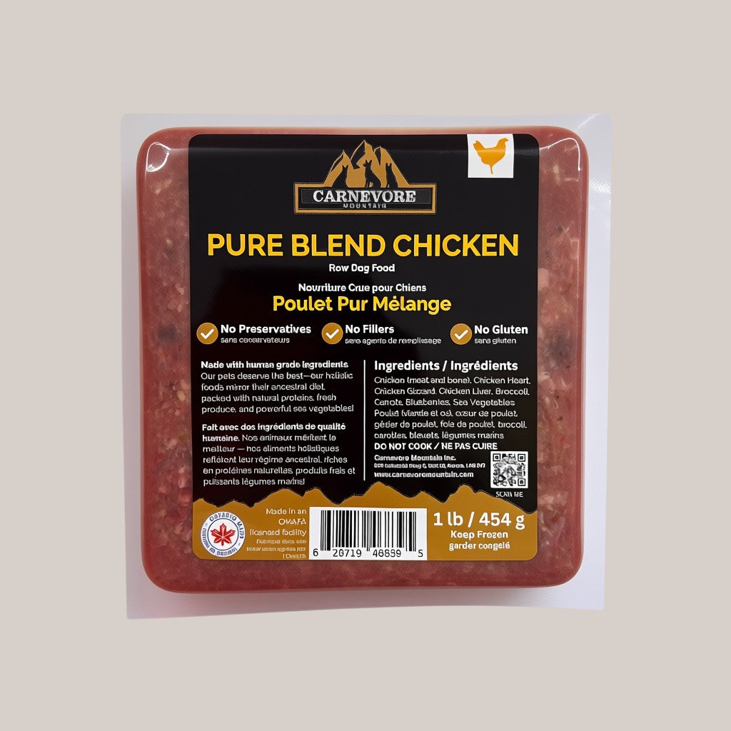 Pure Blend Chicken Raw Dog Food