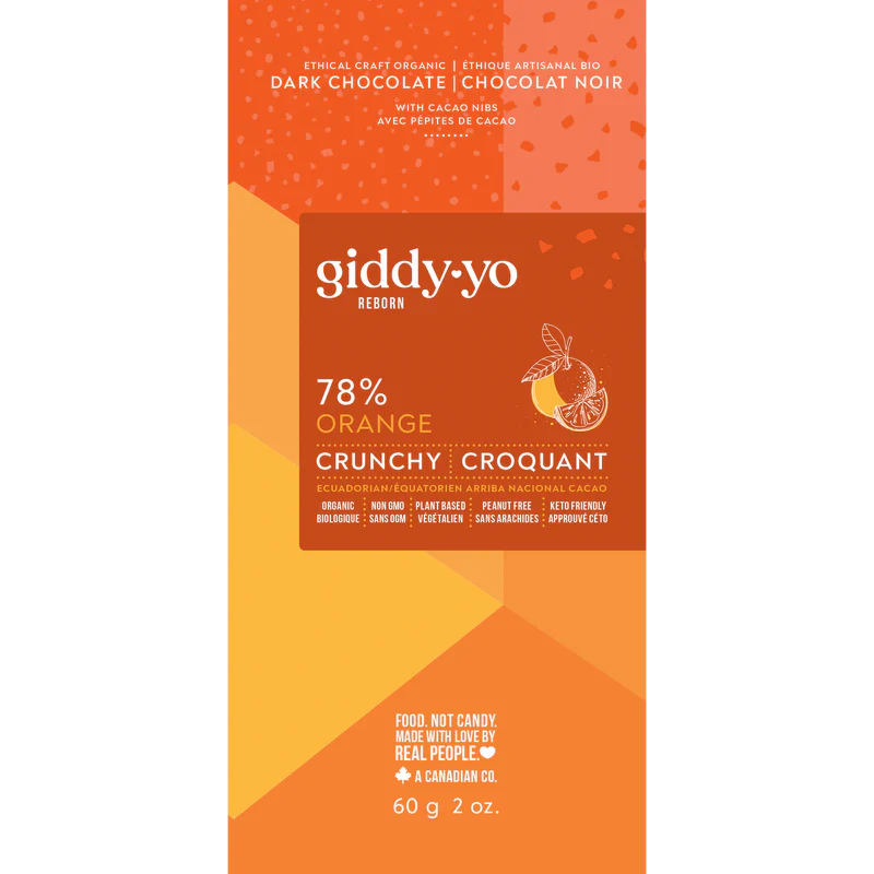 Orange Crunchy Dark Chocolate