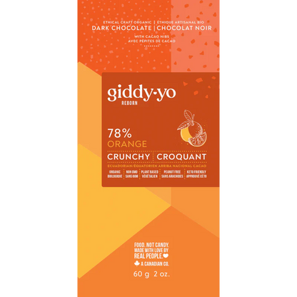 Orange Crunchy Dark Chocolate