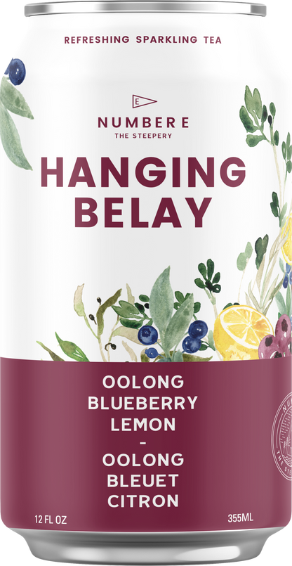 HANGING BELAY - oolong with blueberry and lemon  PACK OF 6