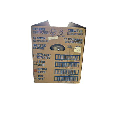 Medium Brown Free Run Eggs - Case of 180