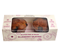 Paleo Blueberry Muffins - Pack of 2 - Case of 6 Muffins (Packaged)