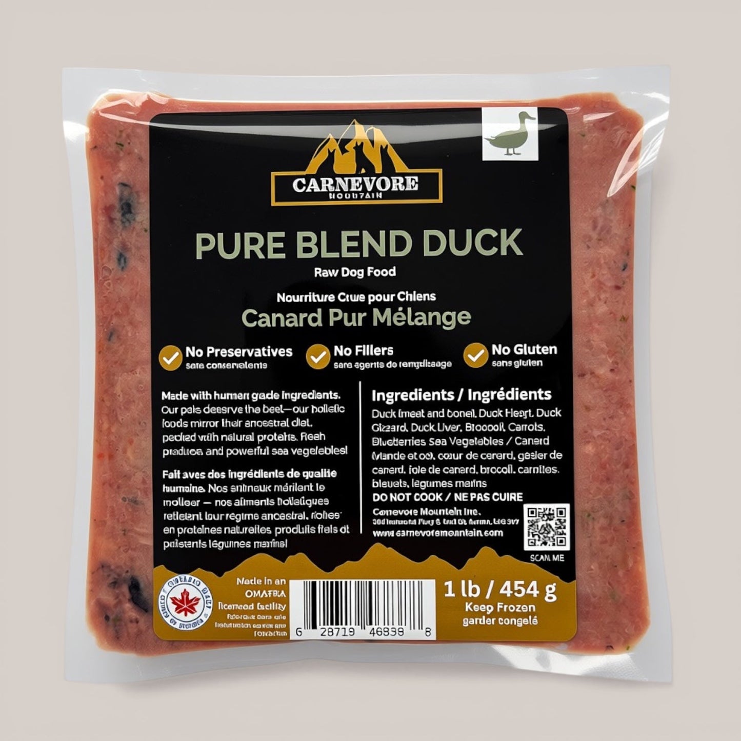 Pure Blend Duck Raw Dog Food