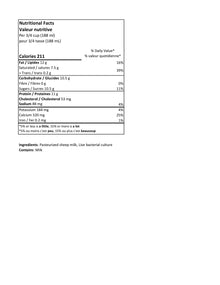 1L Sheep Milk Kefir - RETAIL BOTTLE