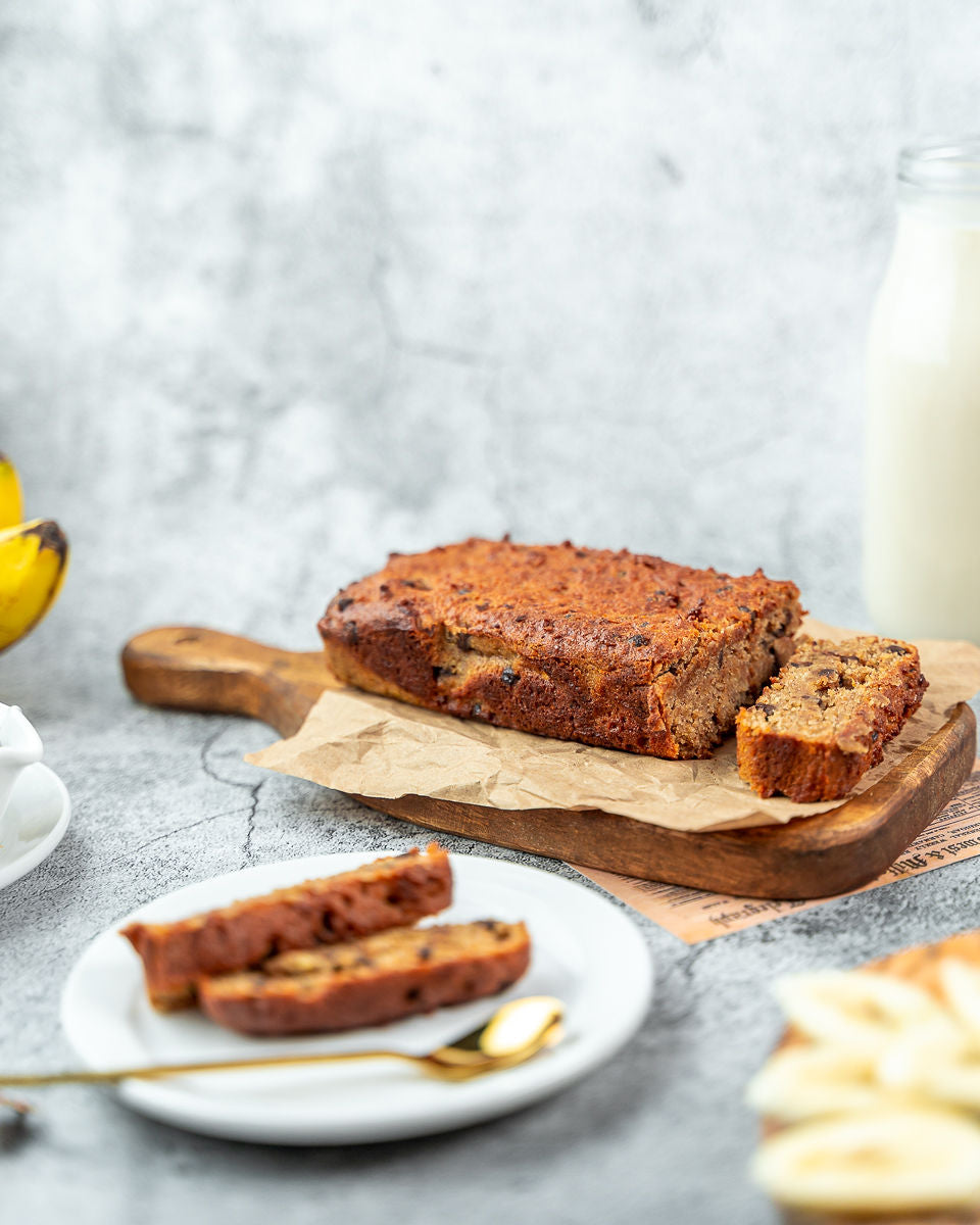 Banana Bread Slice with Frosting - Case of 12 units (Bulk / Foodservice)