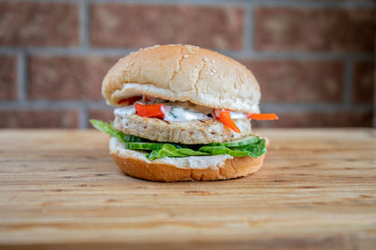 Pickerel Burgers (Unseasoned) - 10 x 4-Patty Shelf-Ready Packs