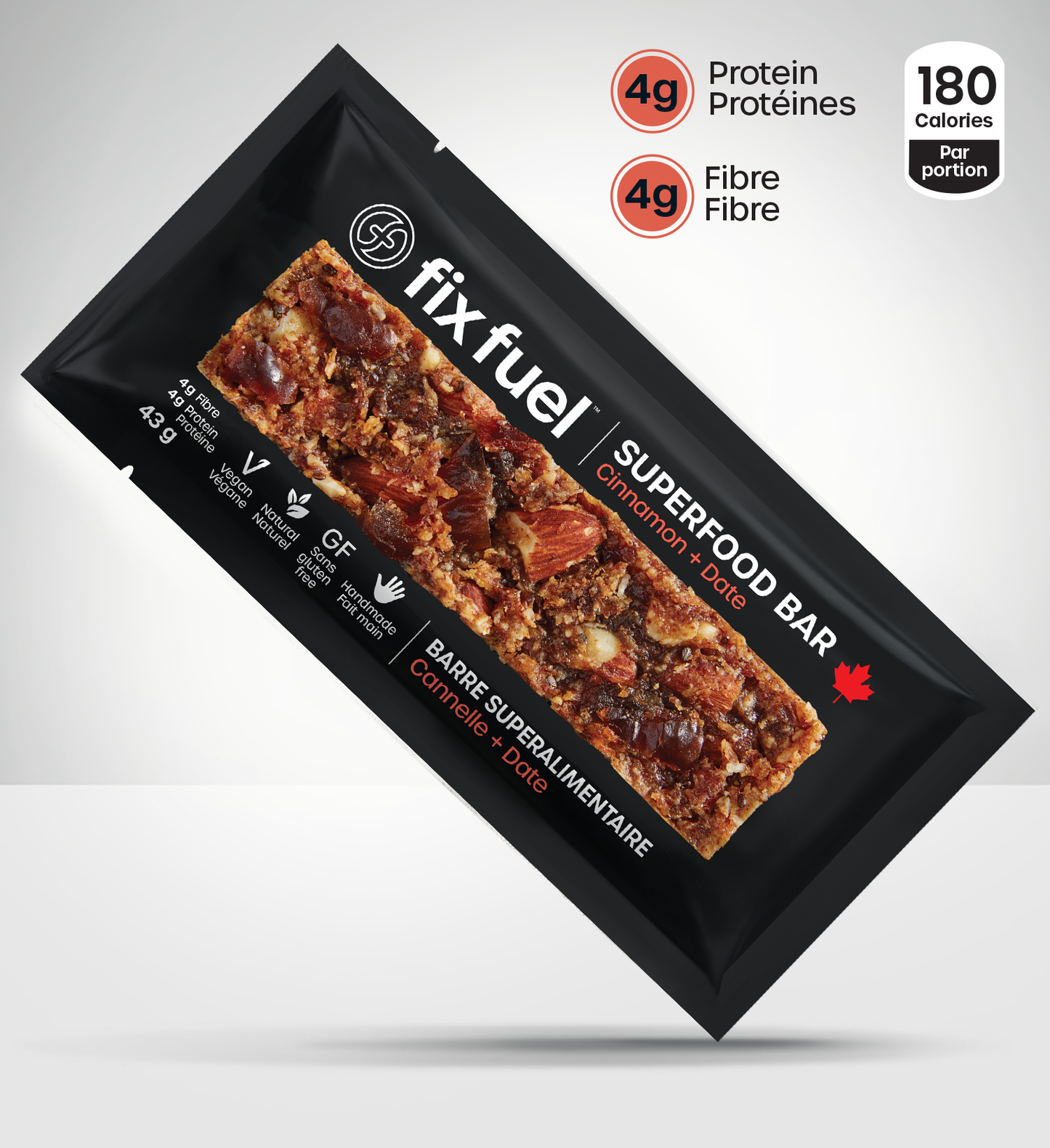 Fix Fuel Superfood Bar - Cinnamon + Date