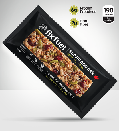 Fix Fuel Superfood Bar - Cranberry + Seed