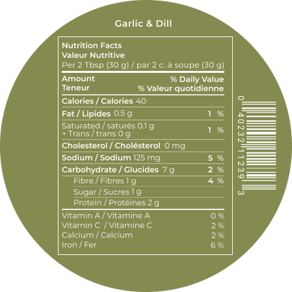 Roasted Garlic & Dill