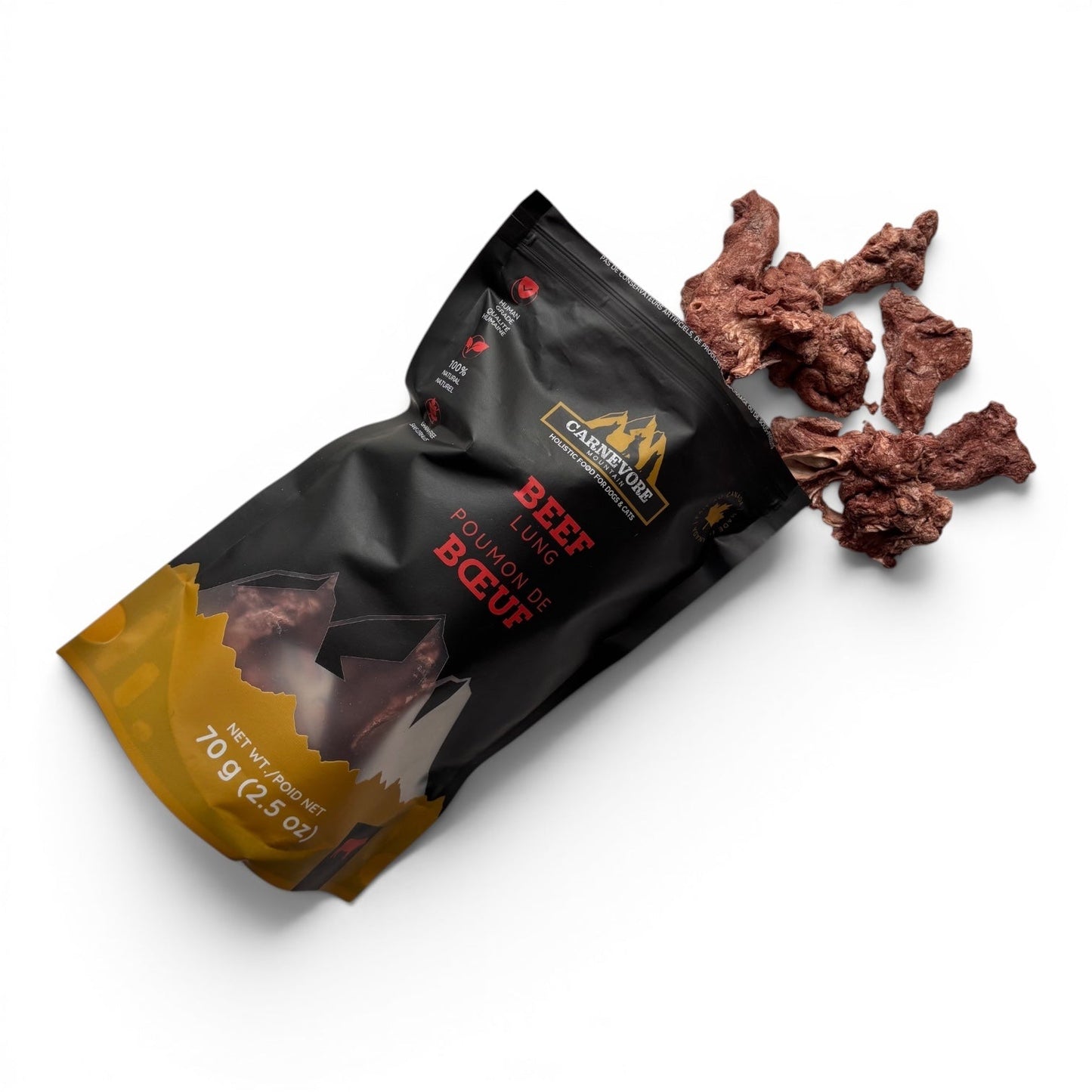 Beef Lung Pet Treats - Freeze Dried