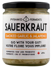 Sauerkraut - Smoked Jalapeno & Garlic - Case of 12 x 500ml