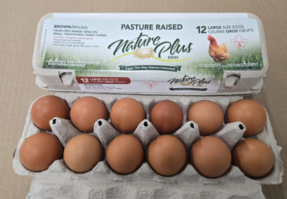 Pasture-Raised Eggs in Cartons