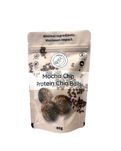 Mocha Chip Protein Chia Balls