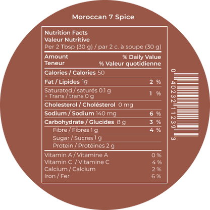 Moroccan 7 Spice Hummus