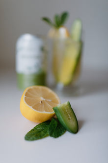 SOLSTICE - green tea with cucumber and mint.