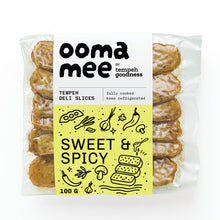 Sweet & Spicy – oomamee Tempeh Deli Slices – 12 per case