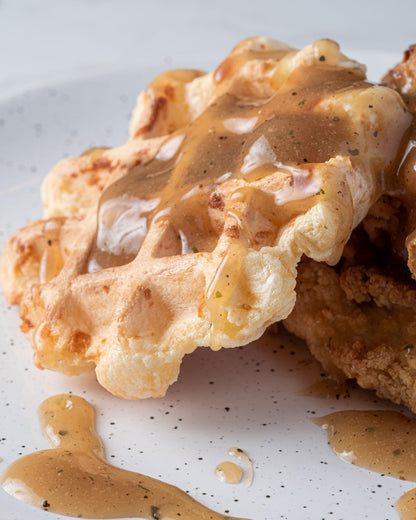 Cheese Dots Waffles