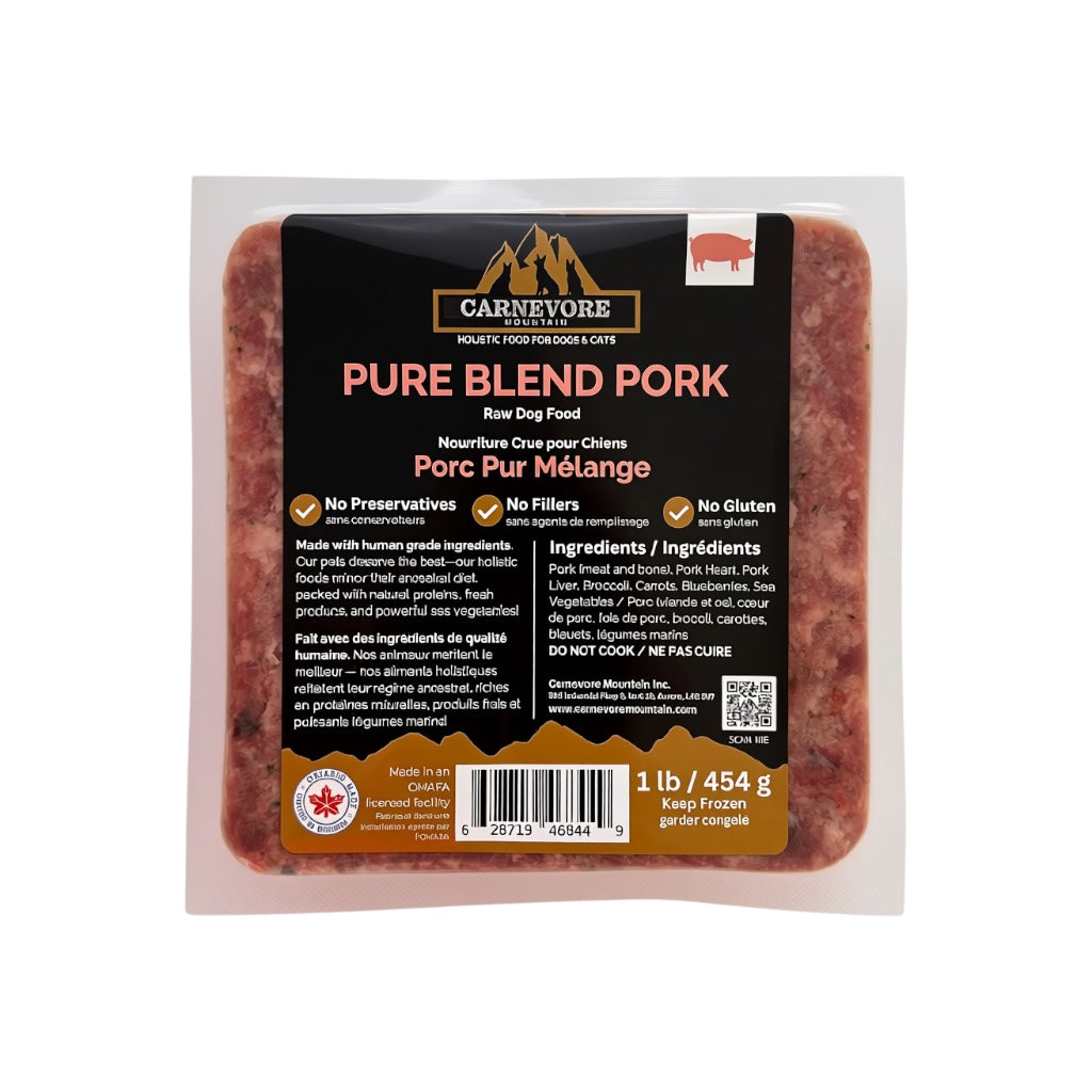 Pure Blend Pork Raw Dog Food