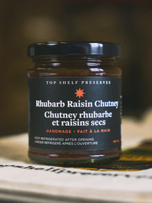 Rhubarb Raisin Chutney