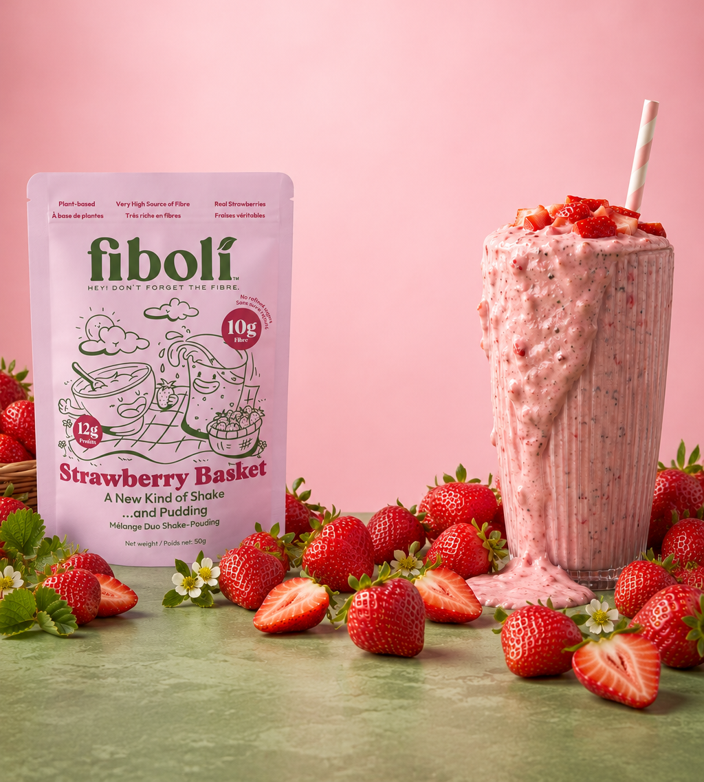 A case of High-Fibre Strawberry Breakfast Mix