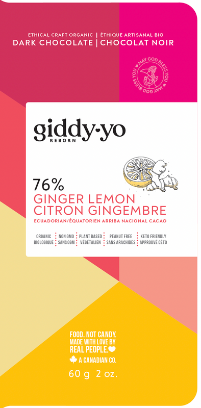 Ginger Lemon Dark Chocolate