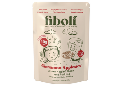 A case of High-Fibre Real Vanilla Cinnamon Apple Mix