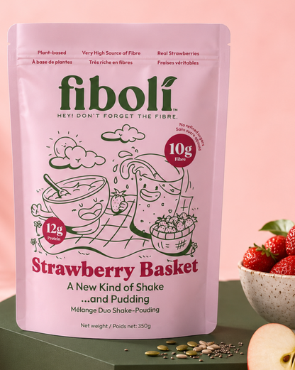A case of High-Fibre Strawberry Breakfast Mix
