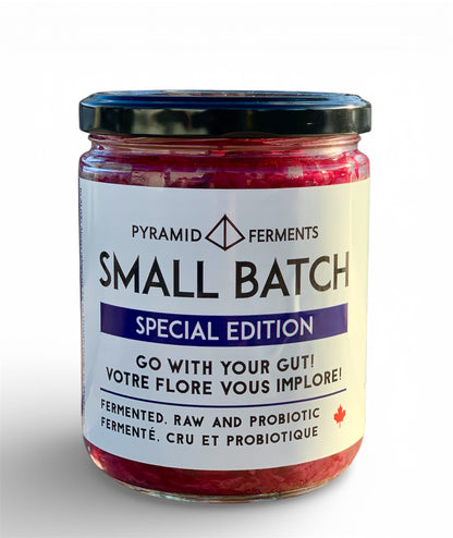 Sauerkraut - Small Batch - Beet & Ginger -  12 x 500ml